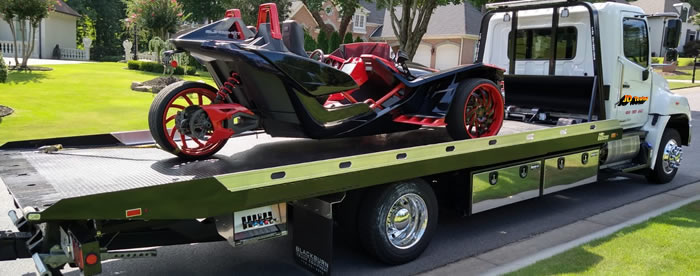 Motorcycle Towing in Garland